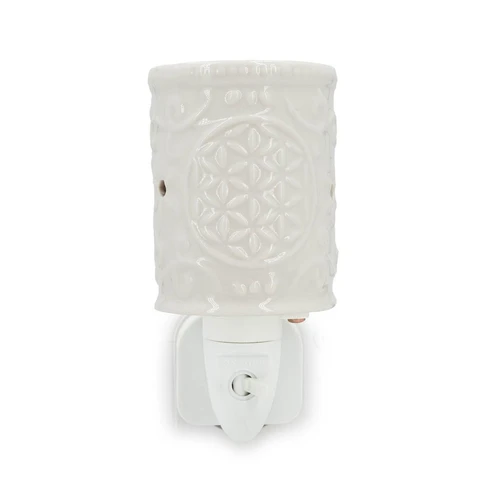 Elektrinė kvapų lempa Flower of Life, 15 W, Balta