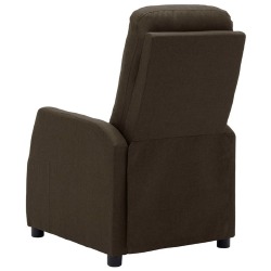 Elektrinis atlošiamas krėslas (rudos spalvos) - Foteliai