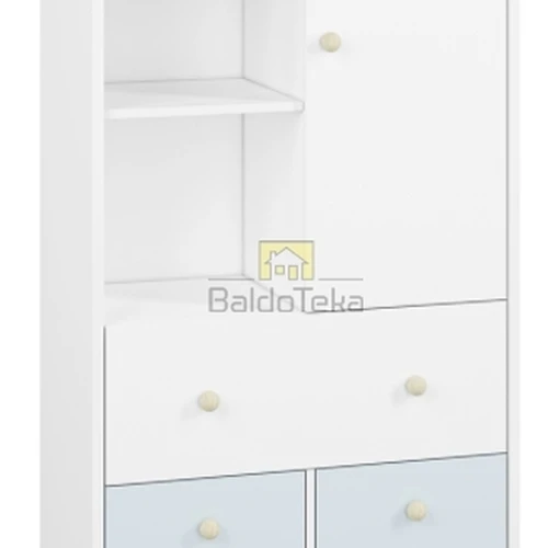 Baldai aukštos kokybės LMDP – balta + bukas Fjord