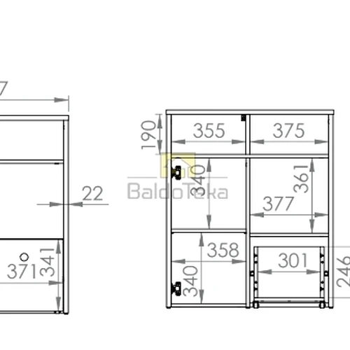Aukštos kokybės LMDP spintos
