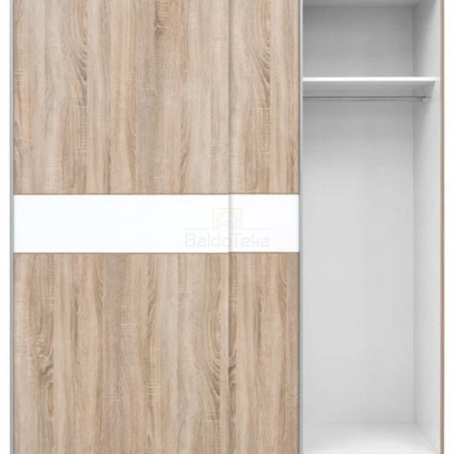 Moderni ąžuolo sonoma spinta su matiniu apdailos efektu