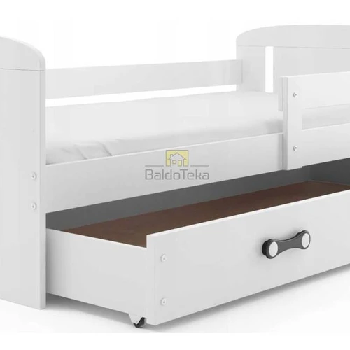 Natūralus medis/MDF, balta spalva