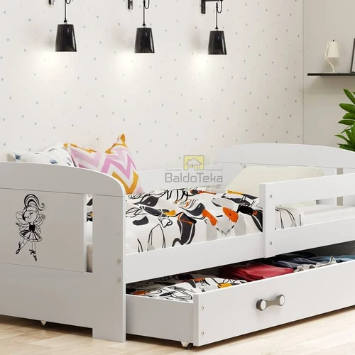 Saugus ir patogus vaikiškas lovos rinkinys su apsaugine tvorele