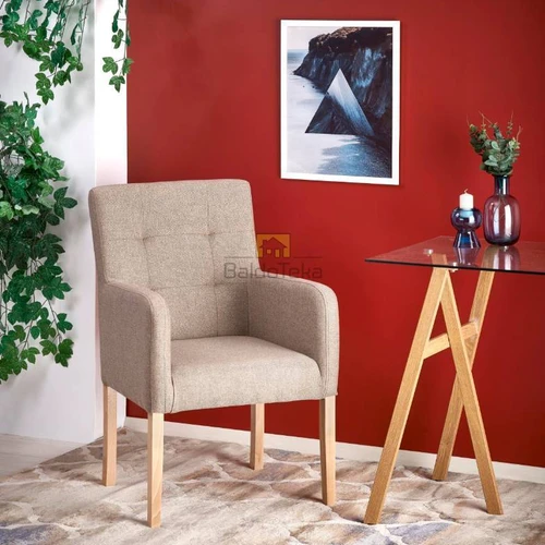 Gobeleninė kėdė medaus ąžuolo spalvos