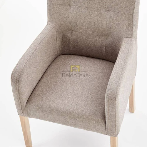 Stilinga kėdė su gobelenu ir mediniu karkasu