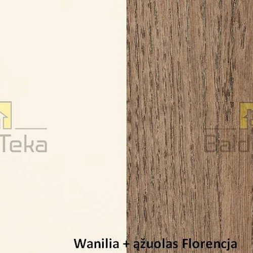 Wanilia ir ąžuolo Florencja spintos stalas