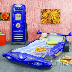 Šiuolaikinė lova su funkcinėmis šviesomis