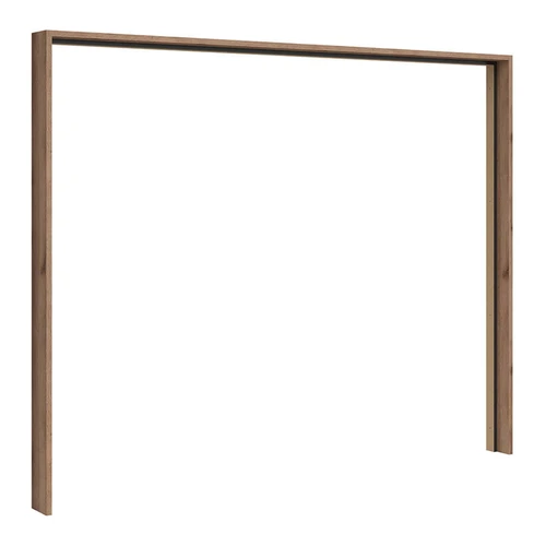 Stilinga spinta su dengiama šonine juosta, ąžuolo delano tamsus/balta blizgė