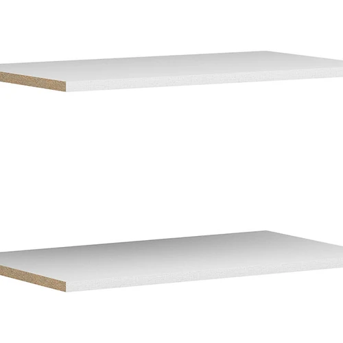 Erdvus baltas blizgus spintas su šonine juosta