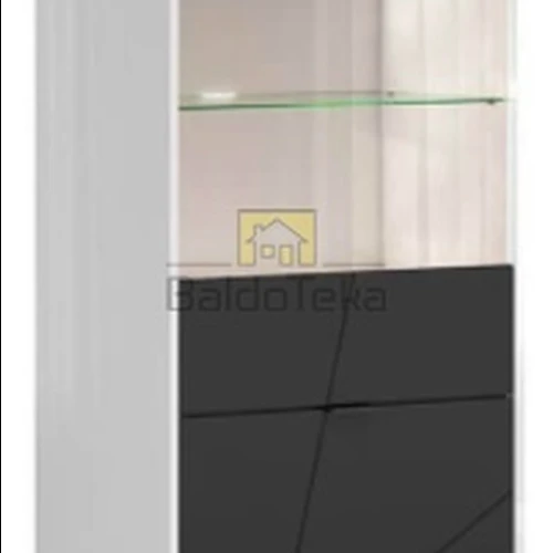 Kompaktiška spinta su tylaus uždarymo sistema