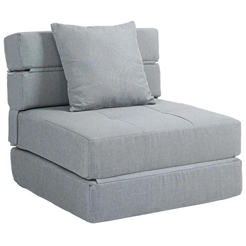 Fotelis-lova Homcom 70x70x61cm., pilkos spalvos