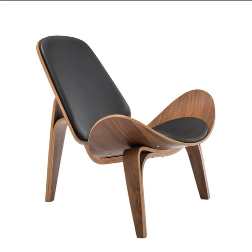 Fotelis Niko, juodas/rudas