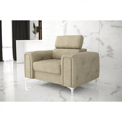 Fotelis „Orion“ su unikaliu dygsniuotu šonu