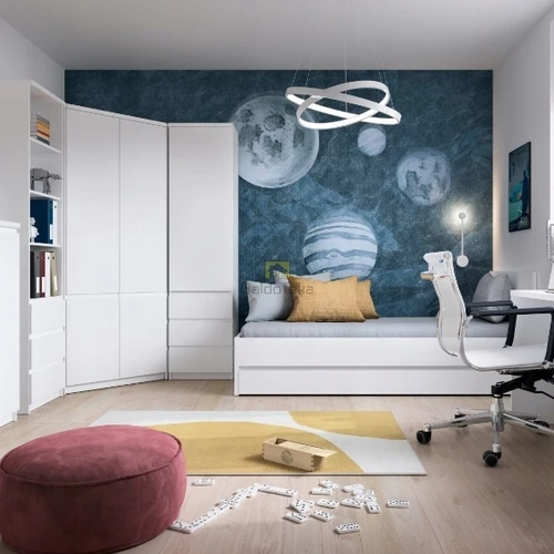 Aukštos kokybės LMDP lova su funkcionaliu stalčiumi