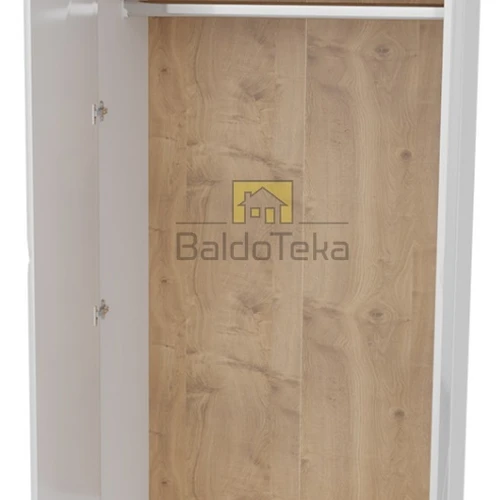 Balta matinė spintelė su Push to Open atidarymu