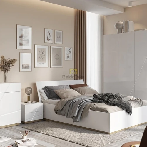 Didelė spinta 200x216 cm, 16 mm LMDP/MDF, 3 spalvos pasirinkimas