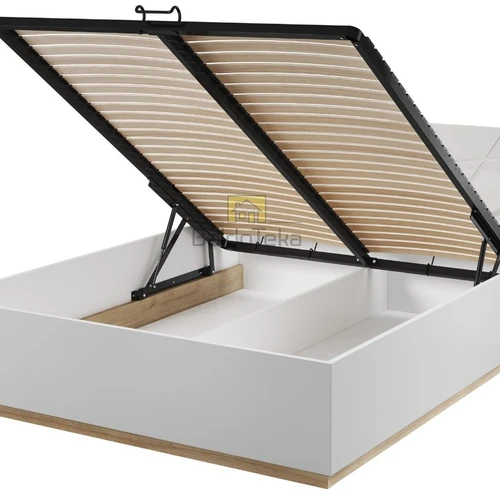 Moderni lova 219×187 cm su apšvietimu galvūgaliui