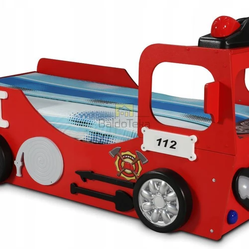 Ergonominė lova su grotelėmis ir minkštu čiužiniu