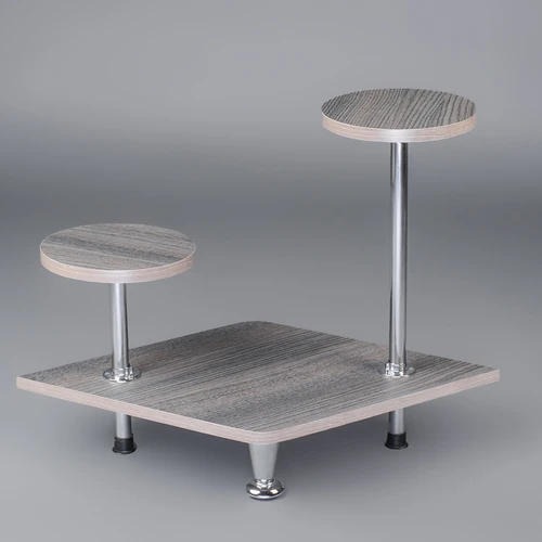 Tvirtas stovelis iš laminuotos plokštės su PVC apvadais