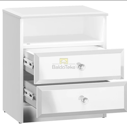 Moderni balda su pilno ištraukimo bėgeliais