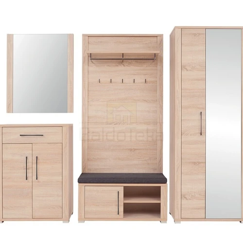 Modernus ąžuolo sonoma spalvos stalas – 74x88,1x3,8 cm