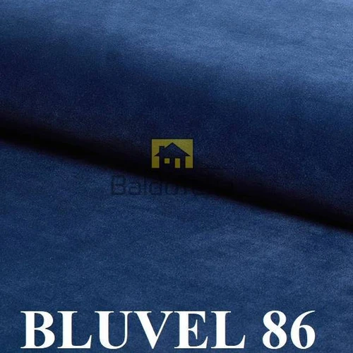 Stilinga tamsiai mėlyna kėdė su metalinėmis kojelėmis