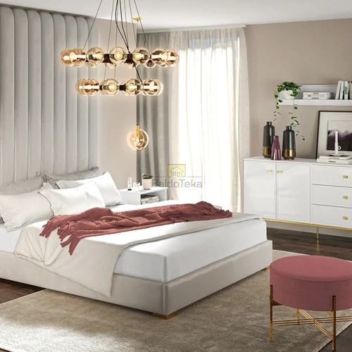 Elegantiška balta spinta su moderniu dizainu