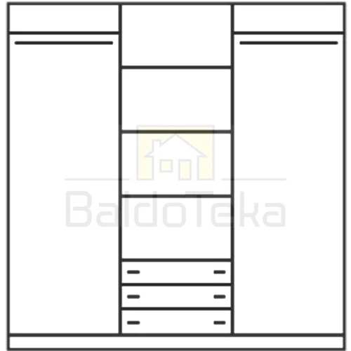Didinga 200x205x62 cm spinta – tobula tvarkymui
