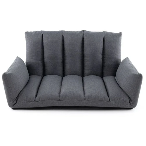Grindų sofa 119x76x60cm., pilkos spalvos