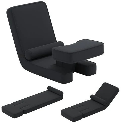 Grindų sofa, 5 padėčių atlošas ir pakoja, 84 × 67 × 50 cm