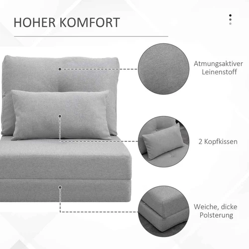 Grindų sofa, sofa-lova, 80 × 60 × 56 cm - Sofos-lovos