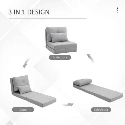 Grindų sofa, sofa-lova, 80 × 60 × 56 cm - Sofos-lovos