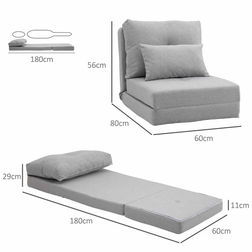 Grindų sofa, sofa-lova, 80 × 60 × 56 cm - Sofos-lovos
