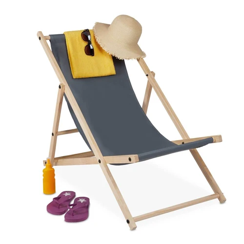 Gultas Relaxdays, 3 padėtys, 56 × 82 × 93,5 cm