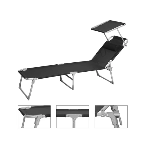 Modernus juodas gultas iš metalo ir sintetinio pluošto