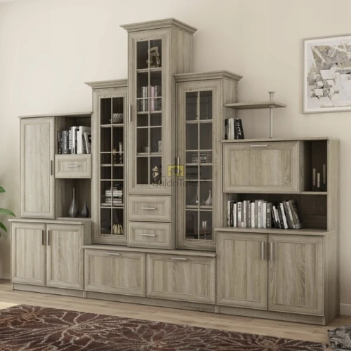 Sekcijų komplektas su TV staliuku ir spinta