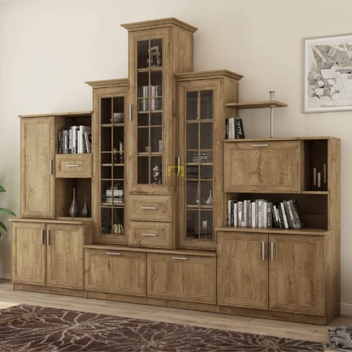 Sekcijų komplektas su spinta ir TV staliuku pagal pasirinkimą