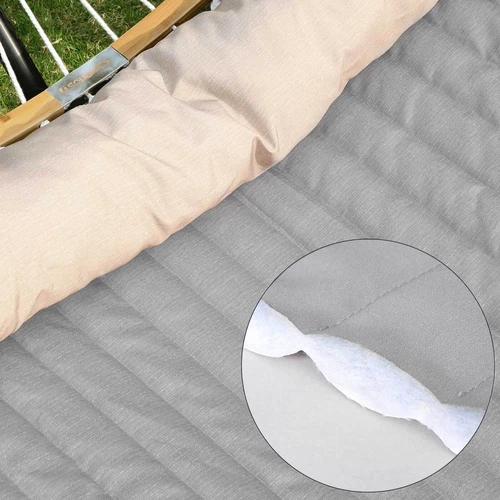 Pilkai smėlio spalvos hamakas – 300D Oksfordo audinys