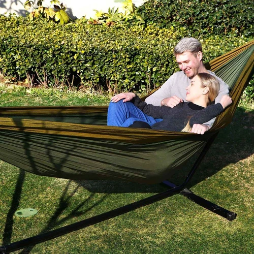 Tvirtas 210T nailoninis hamakas – ilgai išlaiko spalvą