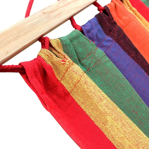 Hamakas su dideliu gulėjimo plotu ir patvaria medžiaga