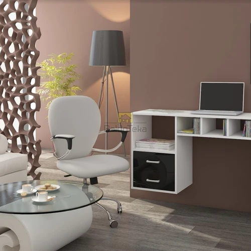 Šviesaus ąžuolo spintelė su blizgiu