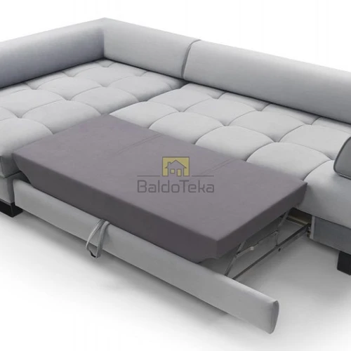 Plati lova su patalynės dėže ir minkštu užpildu