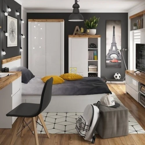 Plati 120x200 cm lova su LMDP rėmu