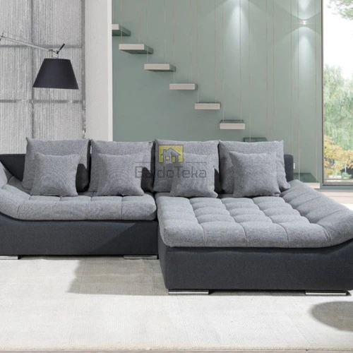 Moderni sofos lova su zigzaginėmis spyruoklėmis