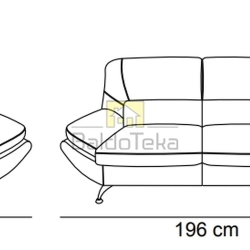 Elastingas porolonas ir silikoninis užpildas