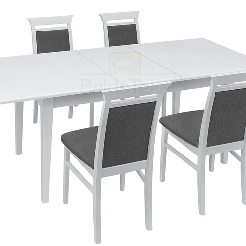 Kompaktiška spinta balta/gobelenas 44/95/57 cm