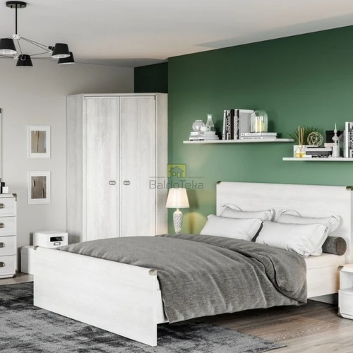 Didelė 180x200 cm lova be grotelių