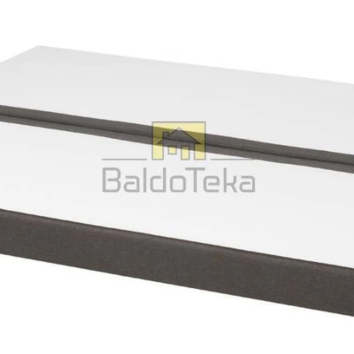 Įspūdinga ąžuolo spalvos lova su poliuretaniniu čiužiniu