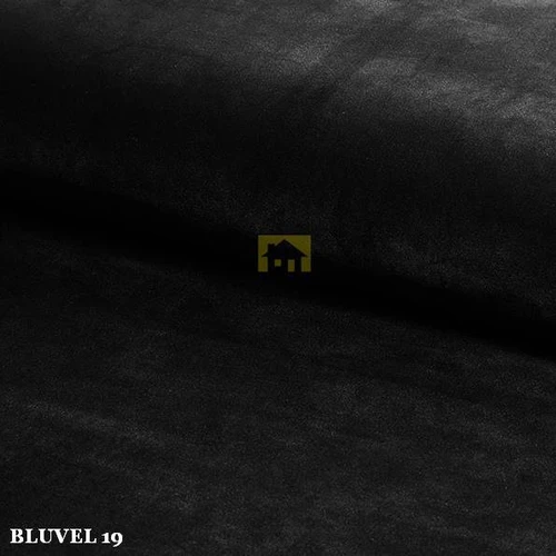 Customizable Black Velvet Sofa BL19