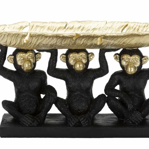 Interjero dekoracija Mauro Ferretti 011942000T, 3 beždžionėlės, 43 × 20 × 15,7 cm